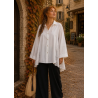 JORGIE +Size Shirt w. Lace Back White