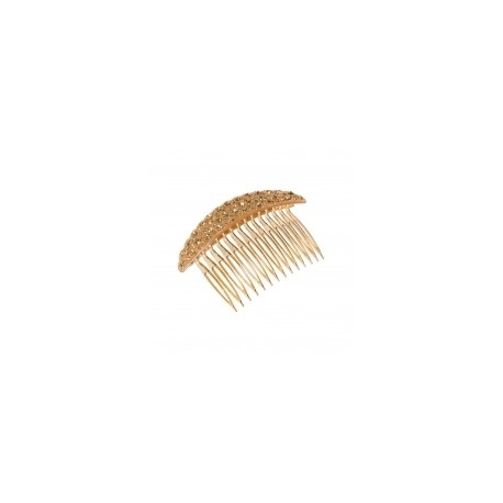 Pico Diamond Hair Comb Gold