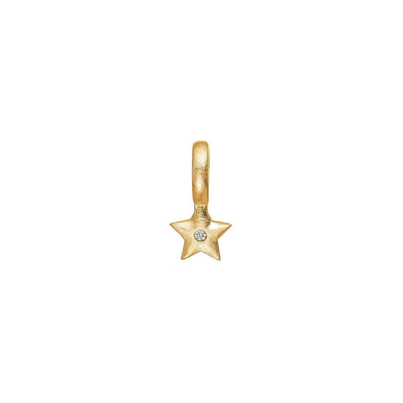 Enamel Charm Star Gold