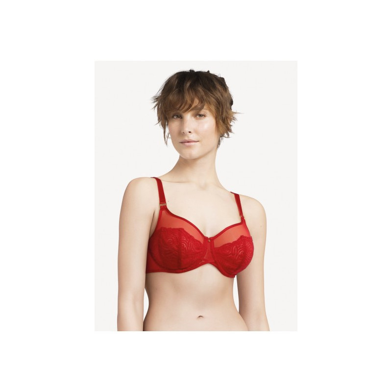 Chantelle Pyramide Full Cup Red