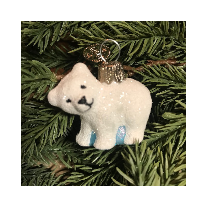 Julekugle - Mini Siku (Polarbear) 4cm