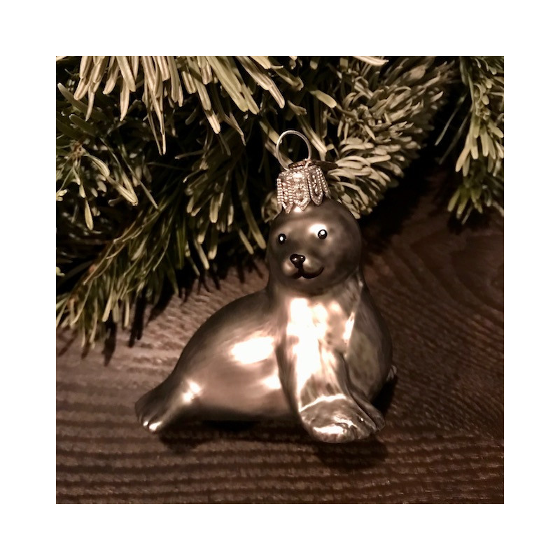 Julekugle - Seal 7cm