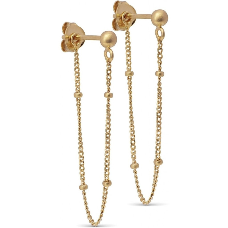 Enamel Earring Bea Gold