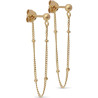 Enamel Earring Bea Gold