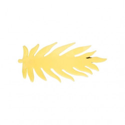 Pico Leafy Hairpin Pastel Yellow