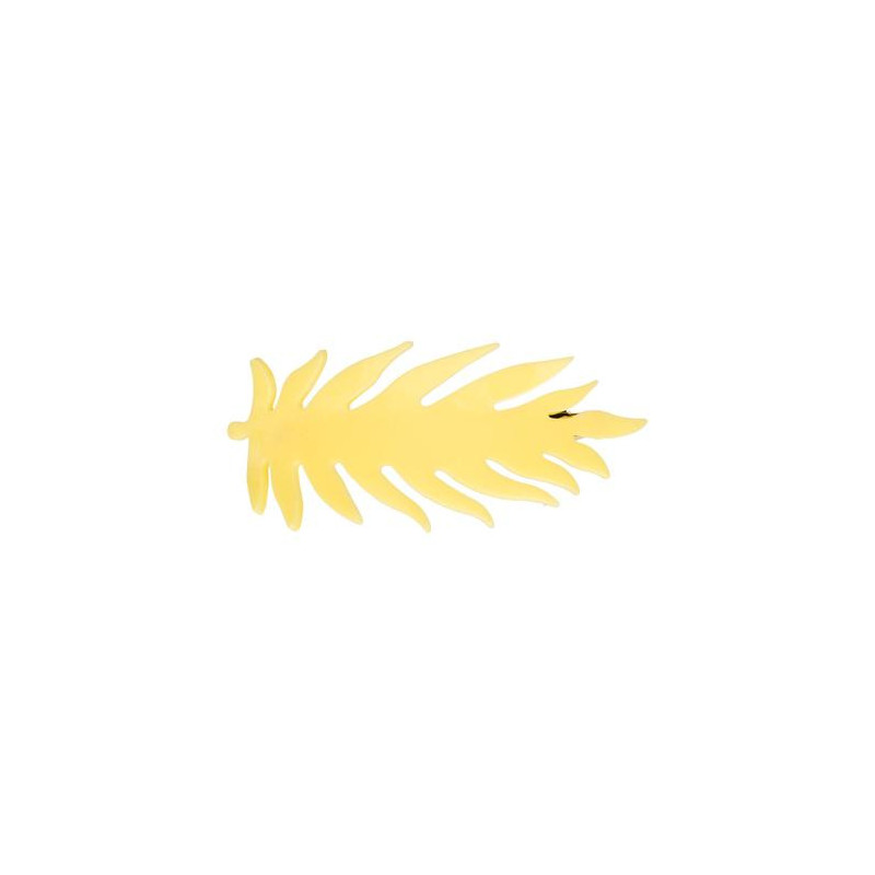 Pico Leafy Hairpin Pastel Yellow