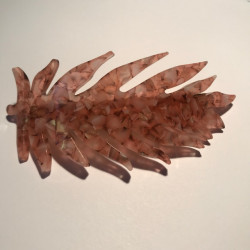 Pico Copenhagen Leafy Hairpin Rose Marble