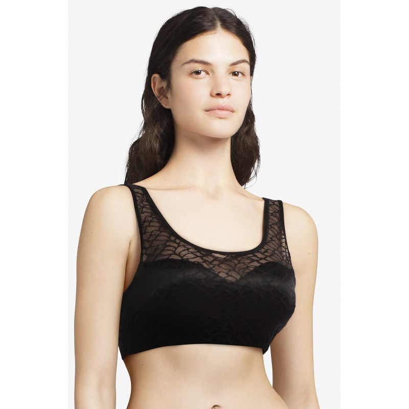 Femilet Lily Bra Top Wire Free Black