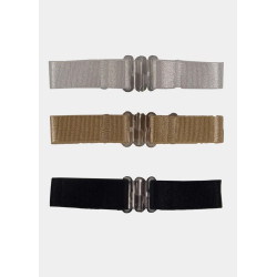 Magic Body Fashion - Magic Straps - Size 2 - White/Black . Size 2 18cm Long 1,5cm