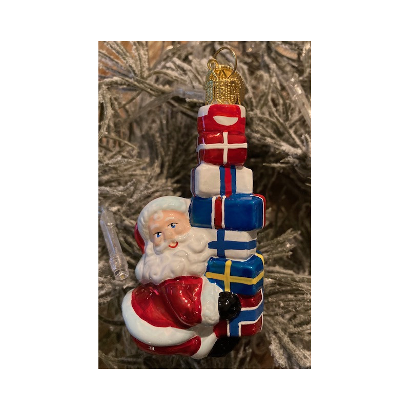 BRINK NORDIC Julemand m. flag 8cm.