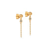 Enamel Melodie Earring Gold/Clear