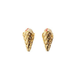 Pico Diamond Cone Stud Gold