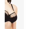 Femilet Bra Full Cup Floral Touch F94210 Black