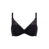 Femilet T-shirt Bra Floral Touch F94260 Black	
