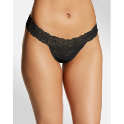 Maidenform All-Over Lace Thong DMESLT Black