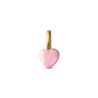 Enamel Charm Heart Gold/Pink