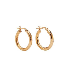 Pico Nataly Petite Hoops Goldplated