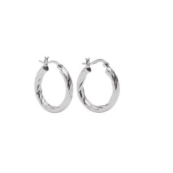 Pico Nataly Petite Hoops Silverplated