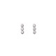 Pico Paige Crystal Studs Silver/Clear
