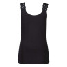 SKINY Every Day In Cotton w. Lace Tank Top 080601 Black