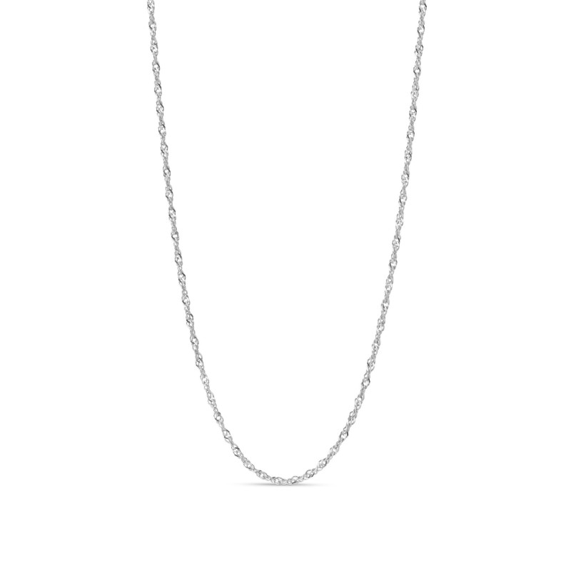 Enamel Paloma Necklace Silver
