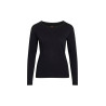 Mads Nørgaard Favorite Tenna Tee LS Black 200965