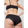 Skiny Panty CottonLace 2 Pack Black 080603