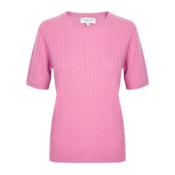 Rosemunde Pullover ss. Wool & Cashmere 1256-742 Bubblegum Pink