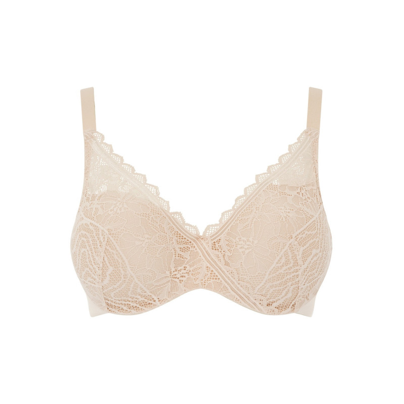 Femilet T-shirt Bra Floral Touch F94260 01N Golden Beige