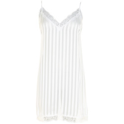 Missya Smilla Stripe Strap Dress 13514 White