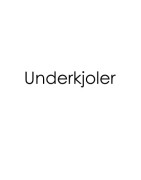 Underkjoler