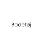 Badetøj